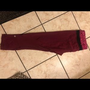 Cute lulu lemon cropped leggings!